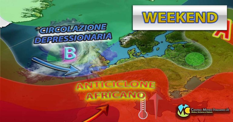 Meteo Italia – caldo in aumento sull’Europa occidentale e dal weekend in arrivo anche sulla nostra Penisola