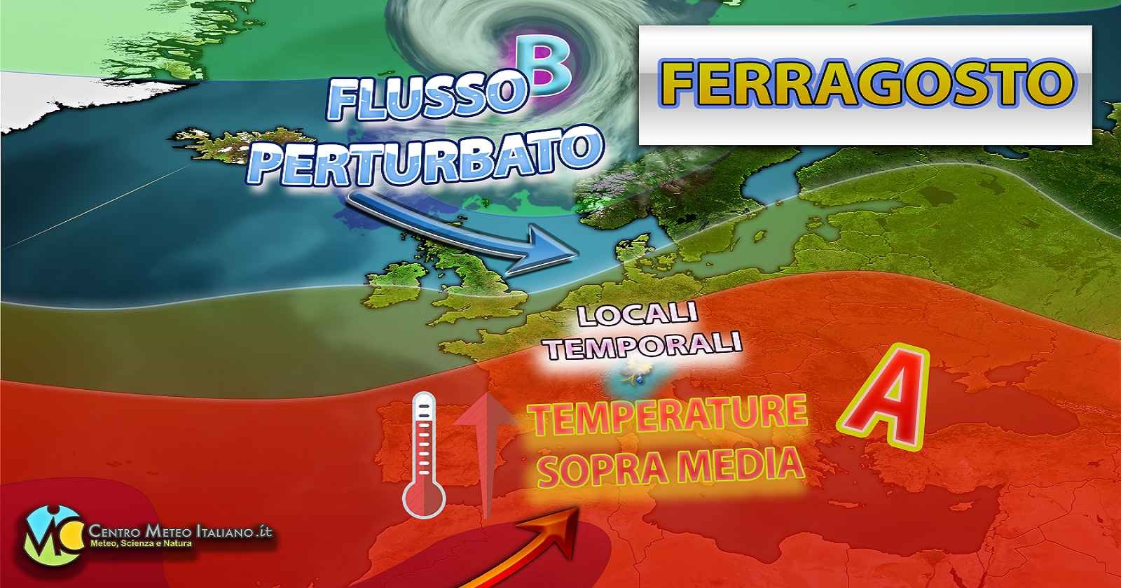 Ferragosto con tempo stabile e temperature sopra media in Italia