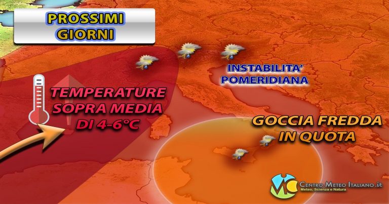 Meteo – Anticiclone no stop con temperature fino a +40°C, ma non mancheranno temporali: ecco dove Meteo – Anticiclone no stop con temperature fino a +40°C, ma non mancheranno temporali: ecco dove