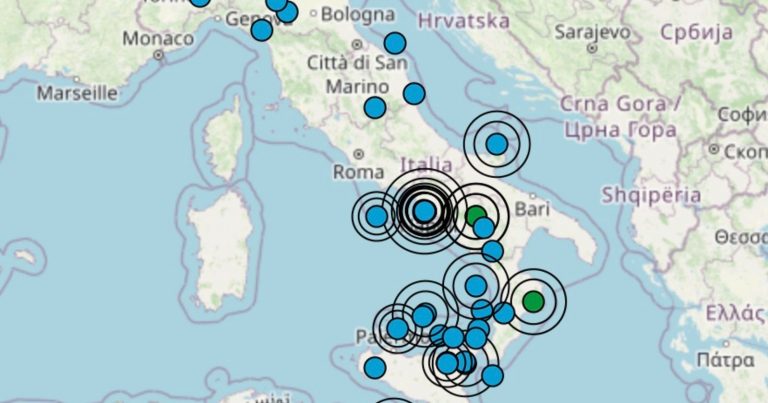 Terremoto oggi, mercoledì 23 agosto 2023: scossa di magnitudo 2.6 in Basilicata | Dati INGV
