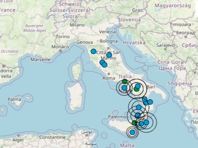 Terremoto avvertito oggi, mercoledì 30 agosto 2023: scossa di magnitudo 3.1 in Campania, epicentro e dati Ingv