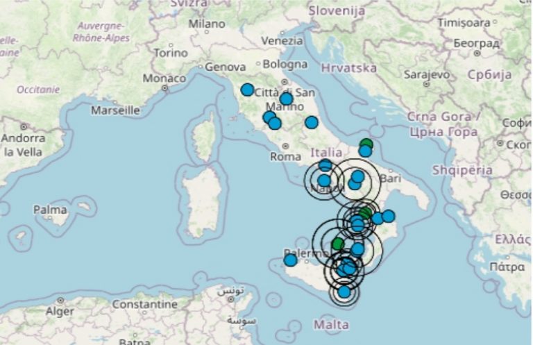 Terremoto in Italia oggi, domenica 15 settembre 2024: le scosse di giornata | Dati INGV