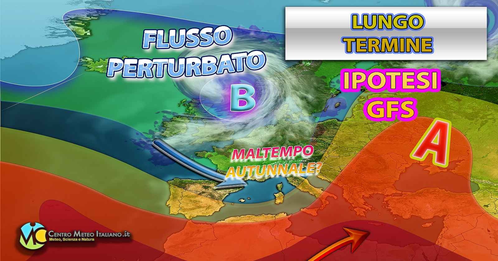 Possibile maltempo per la terza decade di settembre