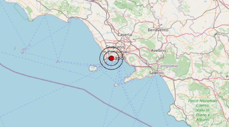 Terremoto oggi in Campania, giovedì 7 settembre 2023: forte scossa avvertita a Napoli