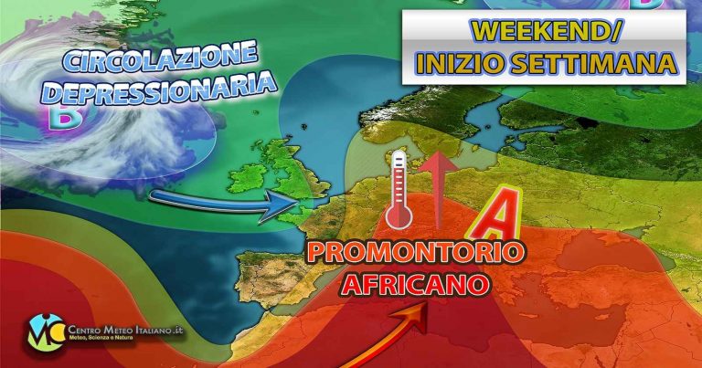 Meteo Italia – Migliora al nord, ma con nubi di passaggio, caldo al sud con picchi di oltre +35°C in Sardegna