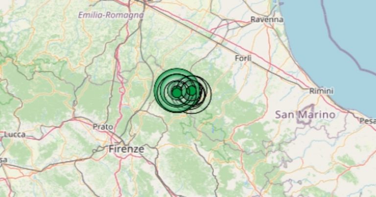 Terremoto oggi, lunedì 18 settembre 2023: forte scossa M 4.9 in Toscana, scuole chiuse e danni a Tredozio – Dati Ingv