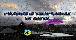 Meteo Italia - due impulsi perturbati in arrivo con piogge e temporali in vista