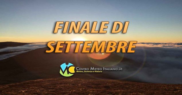 Meteo Italia - dopo il maltempo alta pressione probabile per la fine di settembre