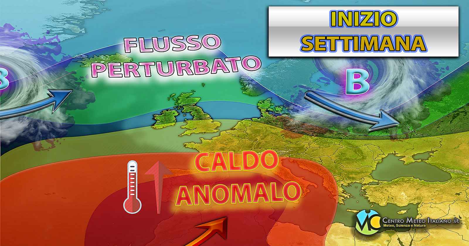 Meteo Italia - anticiclone africano con caldo anomalo a ottobre