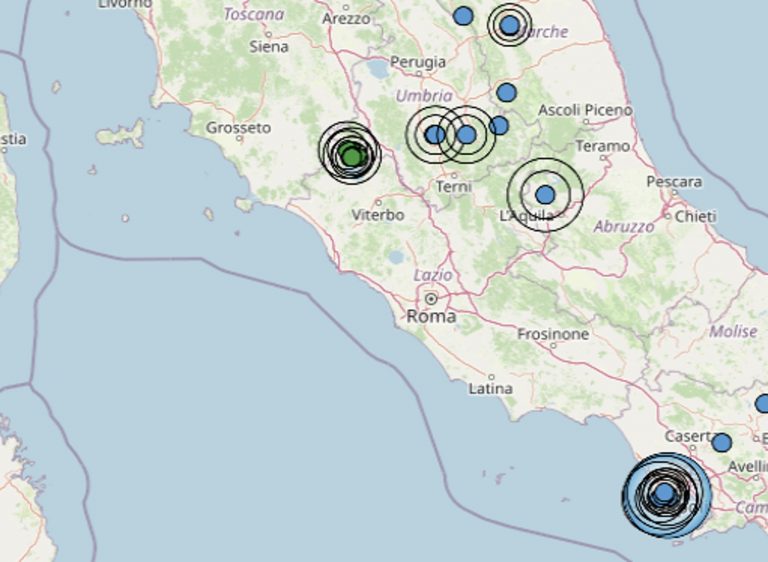 Terremoto nel Lazio, sequenza sismica in corso: scossa nettamente avvertita dalla popolazione in provincia di Viterbo. I dati INGV