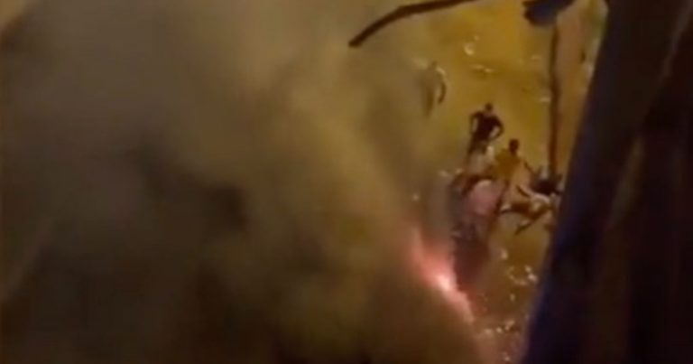 Incidente Mestre, il video dal cavalcavia dove è precipitato il bus