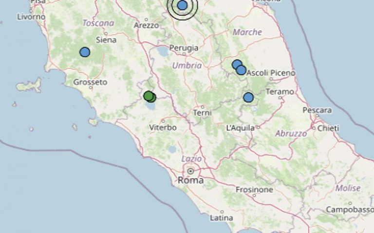 Terremoto, due scosse registrate nel Lazio: epicentro e dati ufficiali Ingv Terremoto, due scosse registrate nel Lazio: epicentro e dati ufficiali Ingv