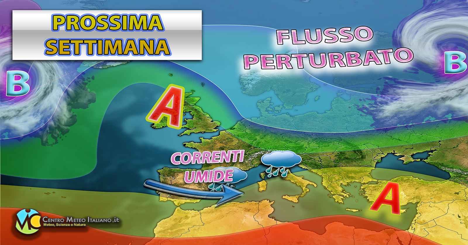 Correnti atlantiche a partire dal prossimo weekend