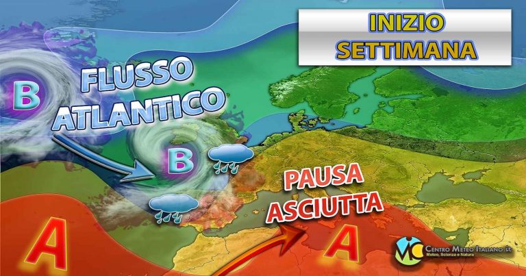 Meteo Italia – Momentaneo miglioramento, salvo residui disturbi, fino a domani