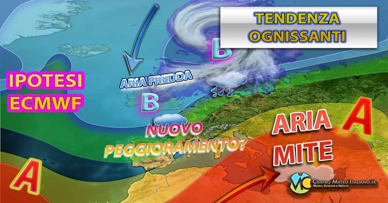 Meteo Ognissanti – prima parte di novembre con l’autunno che potrebbe alzare il tiro, vediamo la tendenza