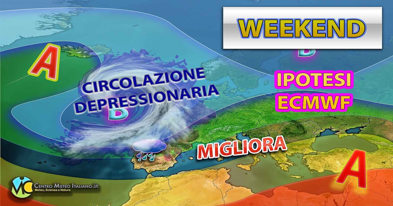 Temporaneo miglioramento per l'ultimo weekend di ottobre