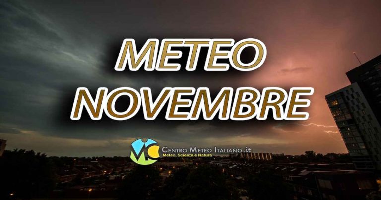 Meteo Novembre – Mese dinamico al nord Italia con precipitazioni sopra la media? Ecco gli scenari