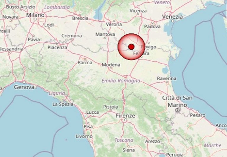 Forte terremoto di magnitudo 4.2 in Veneto, scossa avvertita anche in Emilia-Romagna e Lombardia: tante segnalazioni sui social