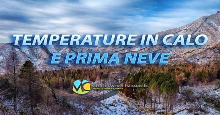 Meteo – Impulso polare all’attacco dell’Italia, con maltempo, crollo termico e neve a quote relativamente basse: la tendenza