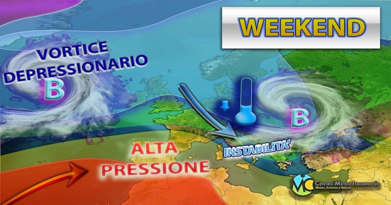 Meteo – Maltempo tiene sotto scacco l’Italia fino al Weekend, con piogge, temporali, neve e possibili nubifragi: i dettagli