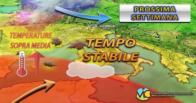 Meteo – L’alta pressione ci prova: prossima settimana più stabile e mite sull’Italia Meteo – L’alta pressione ci prova: prossima settimana più stabile e mite sull’Italia
