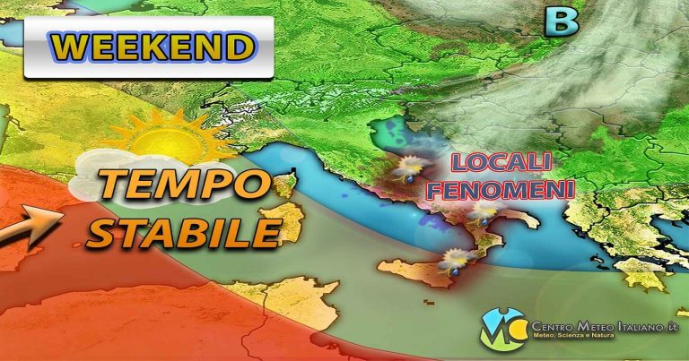 Meteo Italia – rimonta dell’anticiclone nel weekend ma possibile maltempo per la prossima settimana