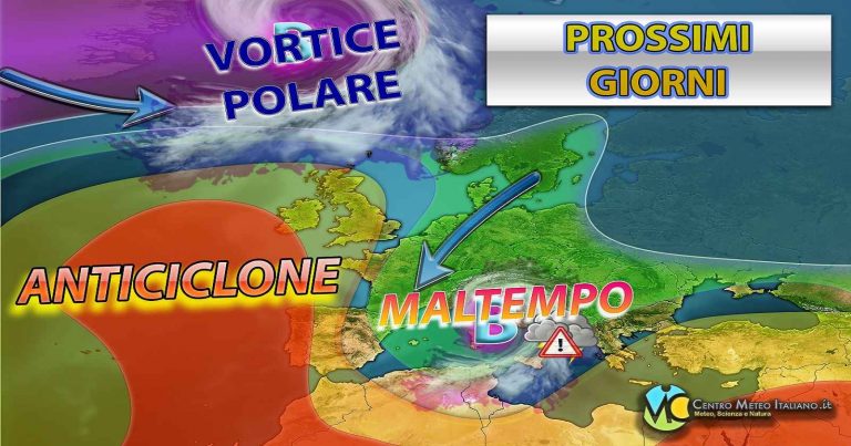 Meteo Italia: torna il maltempo sul Mediterraneo con piogge e temporali su diverse regioni, freddo a seguire