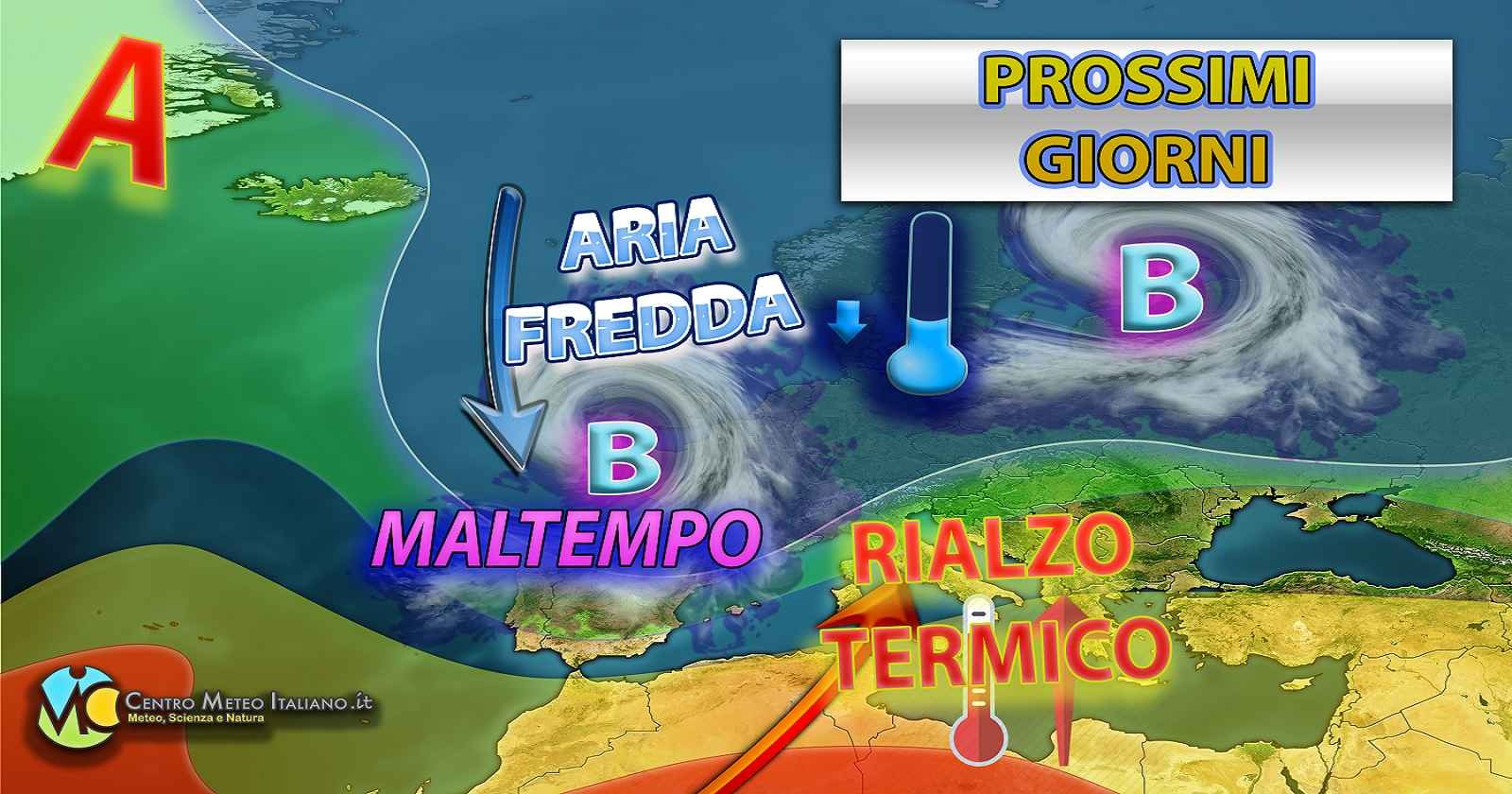 Temperature in aumento sul Mediterraneo nei prossimi giorni