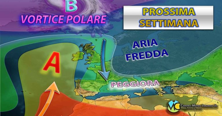 Meteo – Nuovo peggioramento atteso a metà della prossima settimana, poi super anticiclone? Le ultimissime