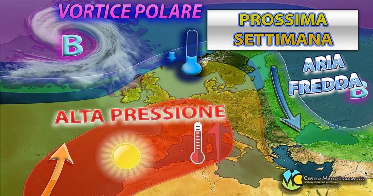 Meteo – Maggiore stabilità e clima piuttosto mite in Italia tra weekend ed inizio settimana. La tendenza