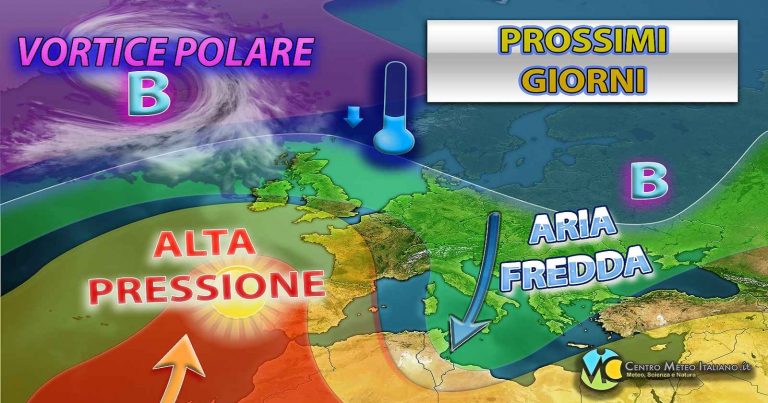 Meteo – Correnti fredde da est nei prossimi giorni con neve a quote basse sull’Appennino centro-meridionale