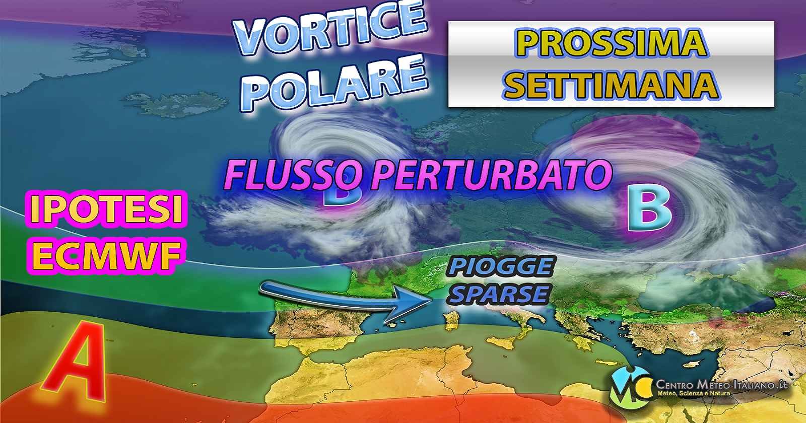 Più piogge per la prossima settimana ma clima ancora relativamente mite