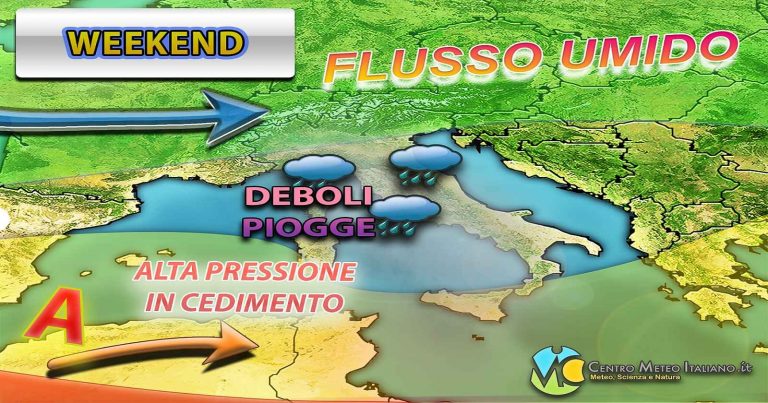 Meteo – Impulso polare nel Weekend, tornano le piogge e anche la neve in Italia, ecco dove