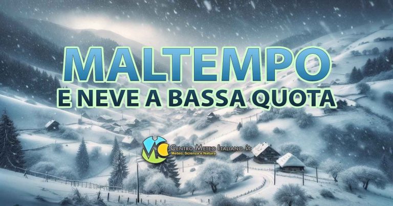 Meteo Italia – ondata di maltempo ai nastri di partenza con piogge e neve, più freddo la prossima settimana