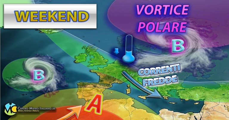 Meteo – Weekend al via mediamente stabile e con gelate al centro-nord, domenica torna qualche disturbo