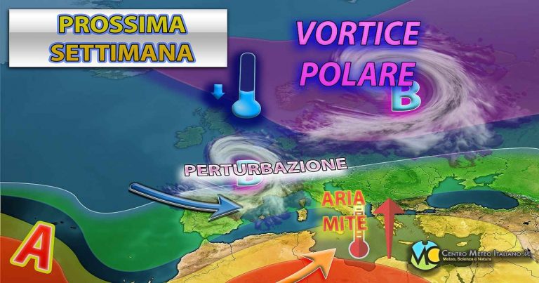 Meteo Italia – Correnti umide e miti nei prossimi giorni con qualche pioggia