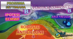 Meteo Italia - possibile fase anticiclone per la prossima settimana