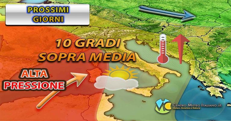 Meteo – Super Anticiclone in arrivo sul Mediterraneo aprirà una fase di stabilità e mitezza in Italia: i dettagli Meteo – Super Anticiclone in arrivo sul Mediterraneo aprirà una fase di stabilità e mitezza in Italia: i dettagli