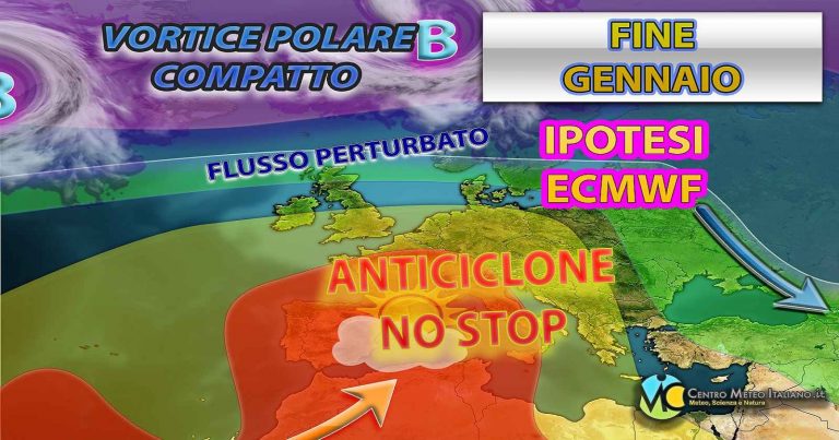 Meteo Italia – verso dei giorni della merla con tempo stabile e poco freddo, ecco la tendenza per fine gennaio