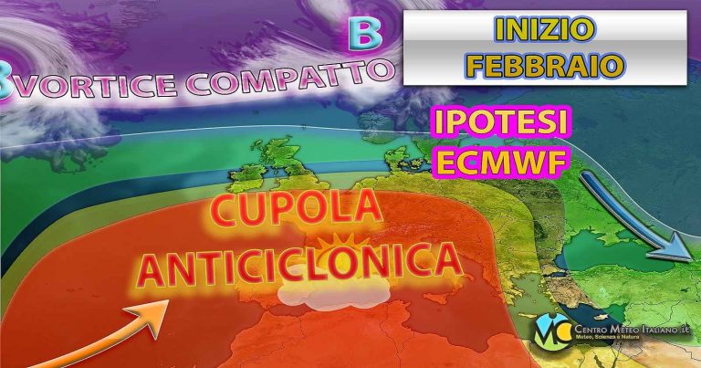 Meteo – Cupola anticiclonica possibile anche nei primi giorni di febbraio, inverno in piena crisi in Italia