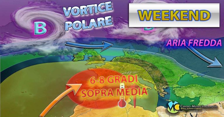 Meteo – Bolla calda sul Mediterraneo, temperature in aumento in Italia nel weekend con mitezza specie in montagna