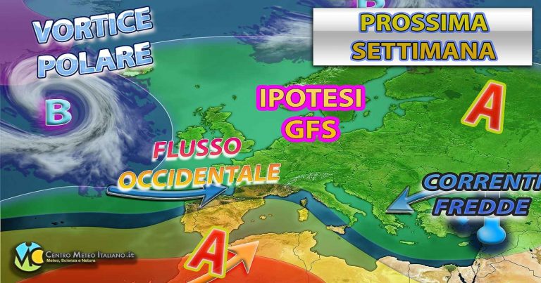 Meteo – Italia ancora nel mirino del maltempo invernale ad inizio settimana prossima: ecco i dettagli