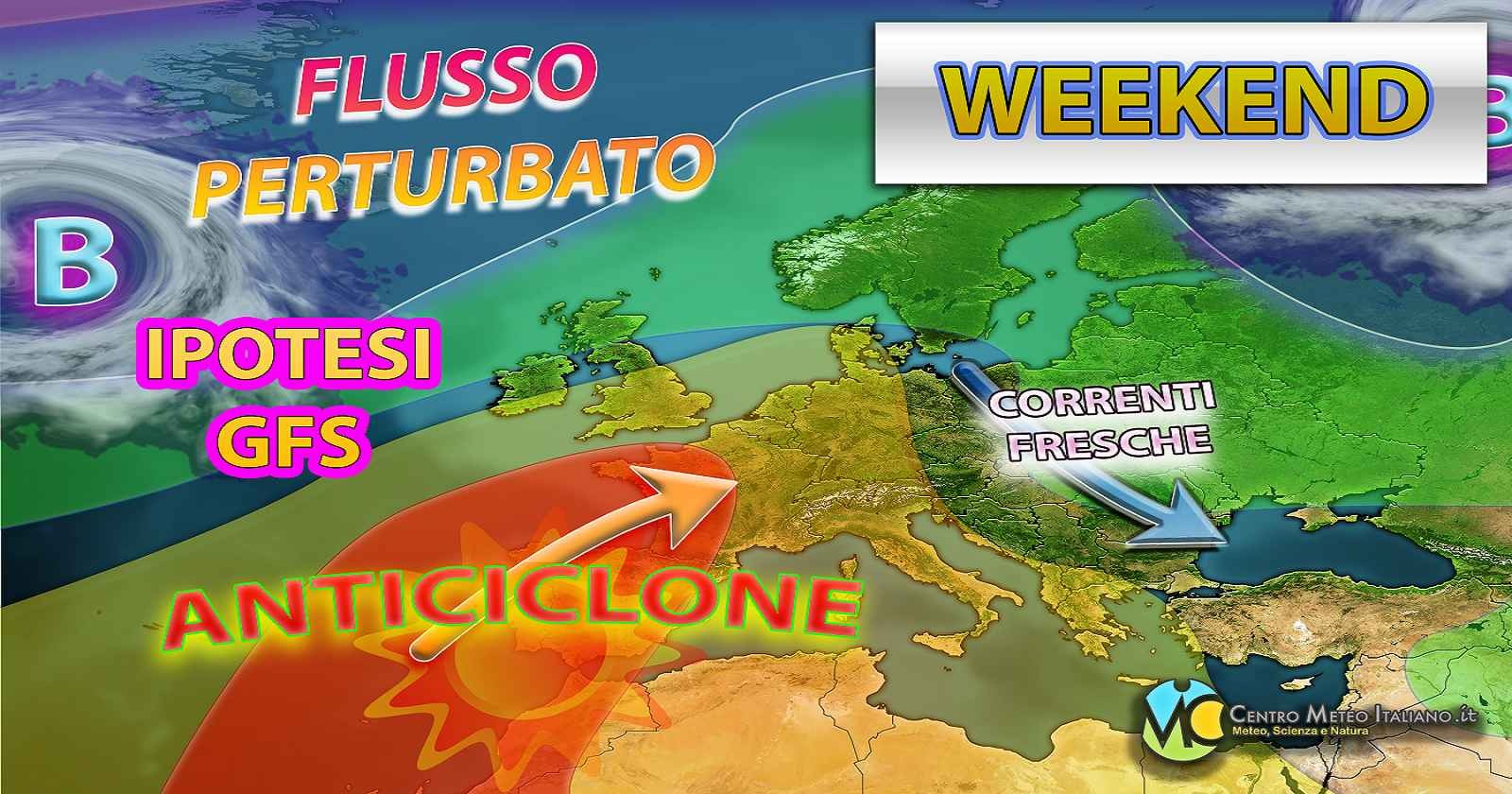 Alta pressione che dovrebbe dominare almeno fino al weekend