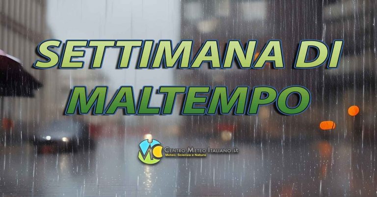 Meteo Italia – maltempo a ripetizione e più freddo in vista del weekend, possibile neve a quote più basse