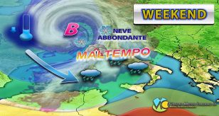 Meteo - Assalto polare nel Weekend in Italia, con possibili nubifragi e nevicate in montagna: i dettagli