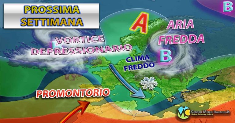 Meteo Italia – maltempo fino all’inizio della prossima settimana poi possibile tregua, ecco la tendenza