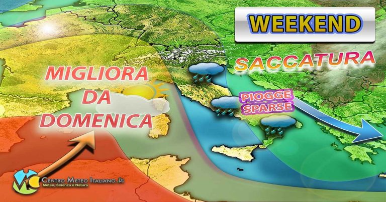 Meteo Italia – anticiclone poco convito sul Mediterraneo centrale che resta nel mirino di correnti instabili