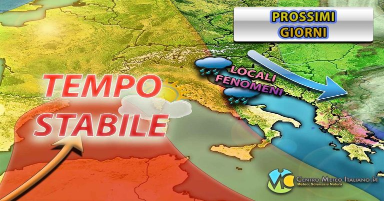 Meteo – Anticiclone prevalente sul Mediterraneo, ma occhio all’insidia maltempo in Italia: i dettagli