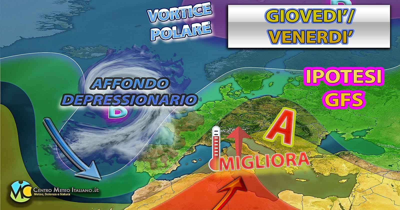 Temperature in aumento nella seconda parte della settimana