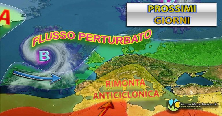 Meteo – Super Anticiclone in espansione verso il Mediterraneo, con maggiore stabilità e temperature in aumento
